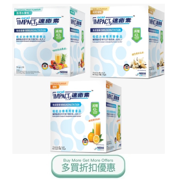Oral impact powder